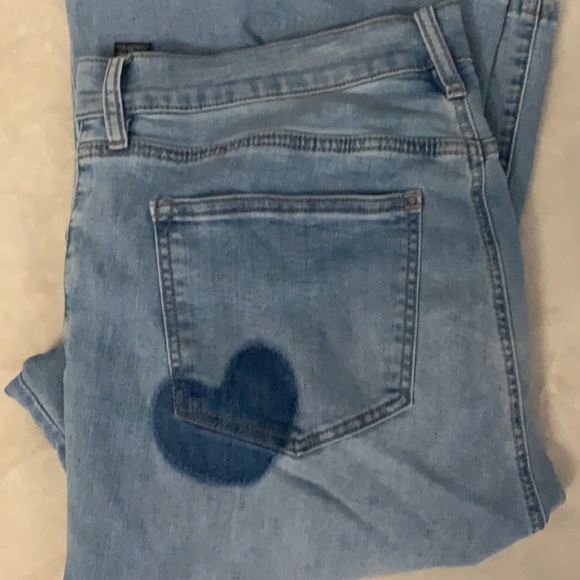 Fashion Nova Heart Tye Dye Flared Jeans - Picture 3 of 4